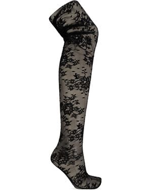 Balenciaga Lace Tights - Black