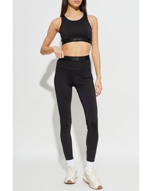 MICHAEL Michael Kors Leggings With Logo - Black