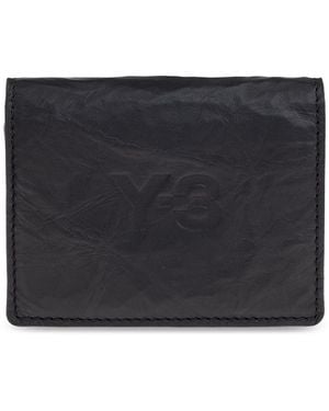 Y-3 Leather Card Holder - Black