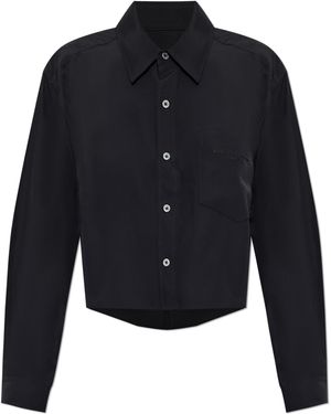 Alexander Wang Shirt With Logo - Blue
