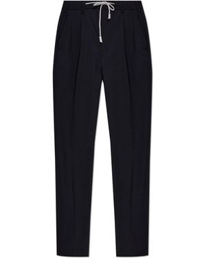 Eleventy Wool Trousers - Blue