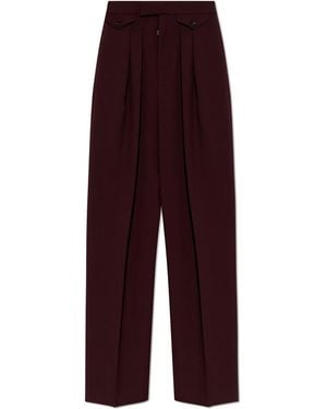 Chloé Trousers With Pleats - Purple