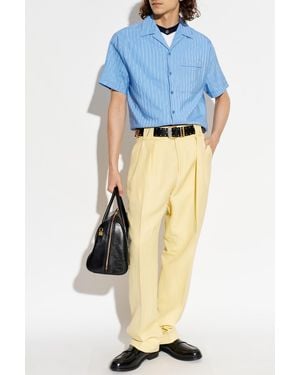 Versace Creased Pants - Blue