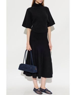 Alaïa Cashmere Skirt - Black
