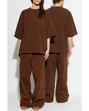 Entire studios Cotton T-Shirt - Brown