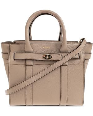 Mulberry Bag 'Mini Zipped Bayswater' - Natural