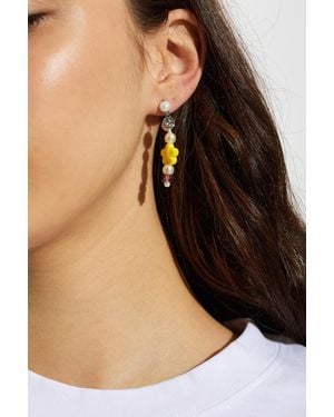 Off-White c/o Virgil Abloh Long Earrings - Black