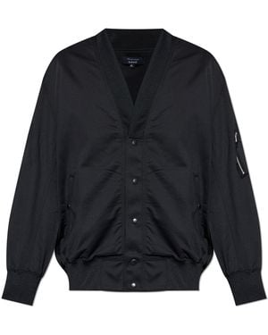 Comme des Garçons Jacket With Snap Fastening - Blue