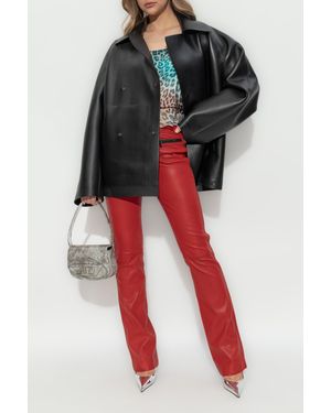 DIESEL Leather Pants L-Insey - Red