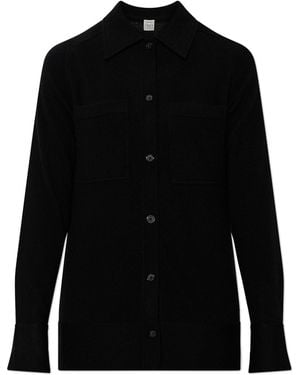TOTEME Cashmere Cardigan - Black