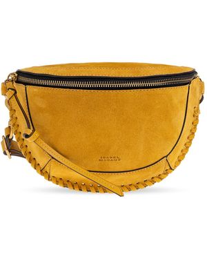 Isabel Marant 'Skano' Suede Shoulder Bag - Orange