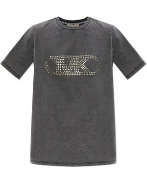 MICHAEL Michael Kors T-Shirt With Appliqués - Grey