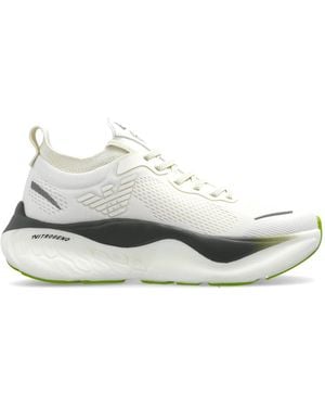 EA7 Sports Shoes With Logo - White