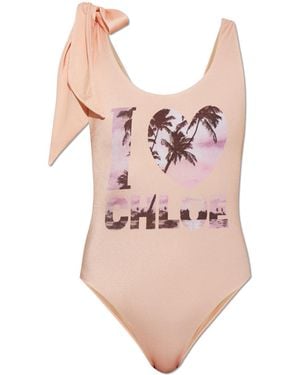 Chloé One-Piece Swimsuit - Pink