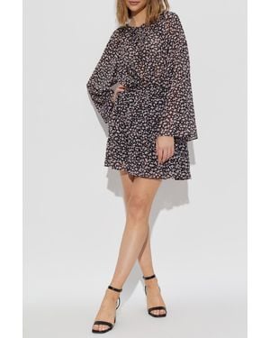 MICHAEL Michael Kors Floral Print Top - Black