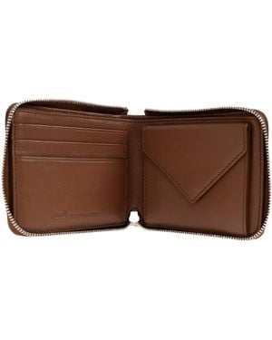 Ami Paris Leather Wallet - Brown