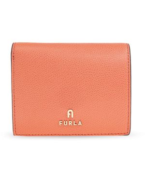 Furla Wallet With Logo - Orange