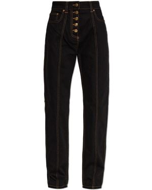 Versace Jeans With Contrasting Stitching - Black