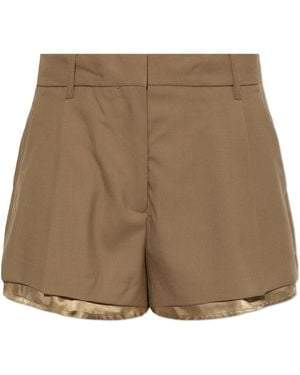 Marni Wool Shorts - Natural