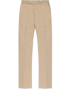 Ferragamo Cotton Trousers - Natural