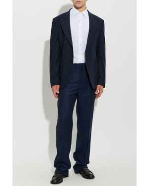 Etro Shirt With Embroidered Logo - Blue