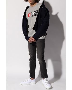 DIESEL Jacket With Logo - Black