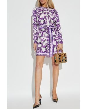 Dolce & Gabbana Silk Dress - Red