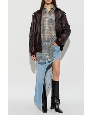 Coperni Leather Jacket - Black