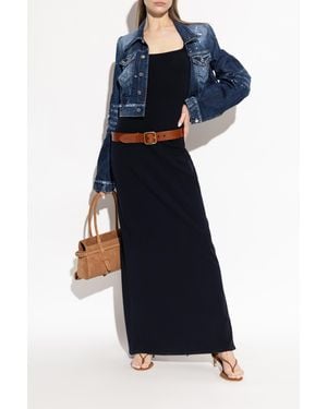 DSquared² Dress With A Slit - Blue