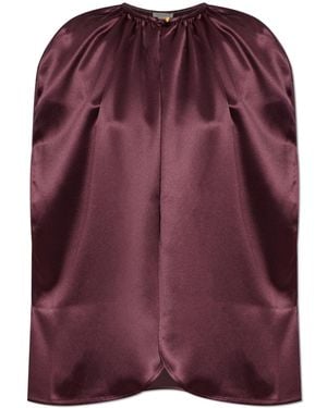 By Malene Birger Poncho 'Dallias' - Purple
