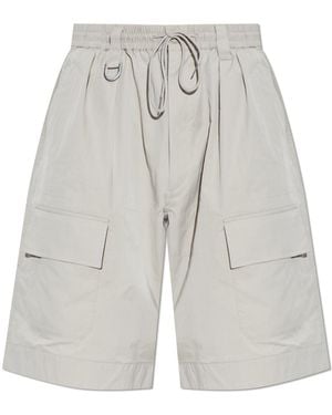 Y-3 'Cargo' Shorts - White