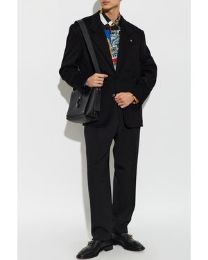 Versace Cashmere Jacket - Black