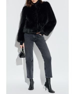 Stand Studio Sadie Faux Fur - Black