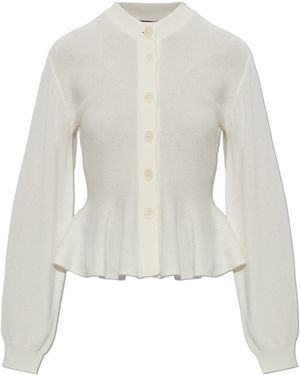 ROTATE BIRGER CHRISTENSEN Wool Cardigan - White