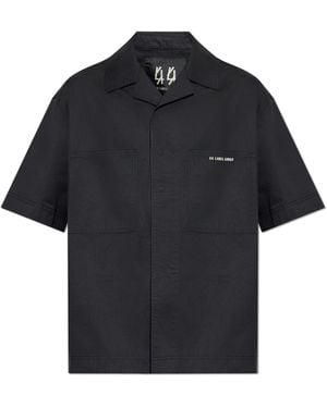 44 Label Group Shirt With Logo - Black