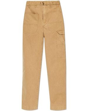 Isabel Marant Trousers 'Tobias' - Natural