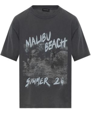 Anine Bing T-Shirt "Cade" - Black