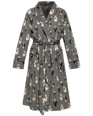 Polo Ralph Lauren Cotton Printed Robe - White