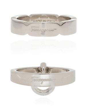 Ferragamo Scarf Ring - Metallic