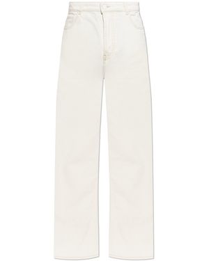 Ami Paris Straight-Leg Jeans - White