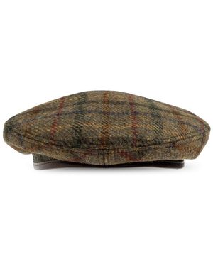 DSquared² Plaid-Patterned Beret - Brown