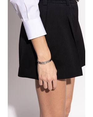 Givenchy Bracelet With Engraved Logo - Black