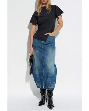 Vetements Denim Skirt - Blue