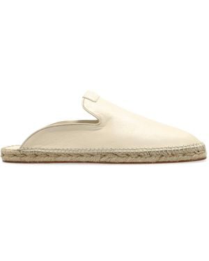 Lanvin Leather Slides - White