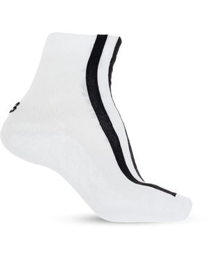 Y-3 Patterned Socks - White
