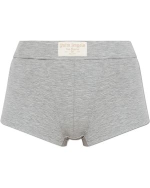 Palm Angels Lingerie Top - Grey
