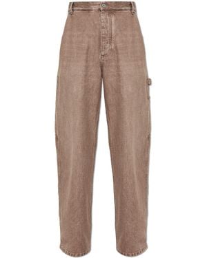 Bottega Veneta Straight-Leg Jeans - Natural