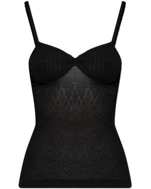 Victoria Beckham Strappy Top - Black