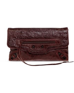 Balenciaga 'Le City' Clutch - Purple