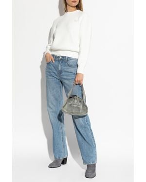 T By Alexander Wang Sweater With Logo - White